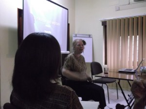 Opening session conducted by Dr Janet Le Valley
